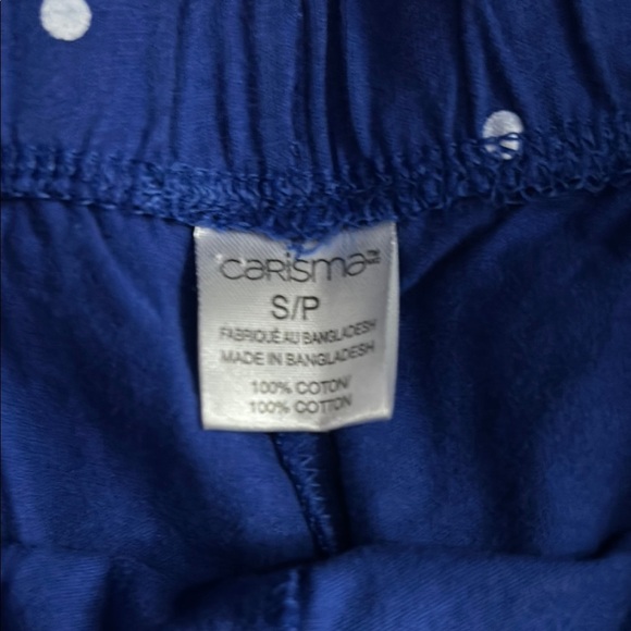 Blue Polka Dot Women's Shorts - Picture 2 of 3